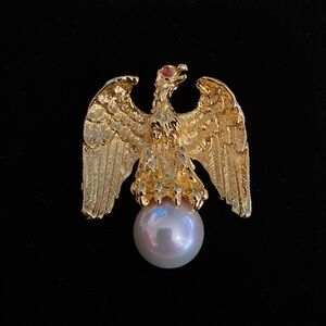 Ann Hand Liberty Eagle Brooch/Pin